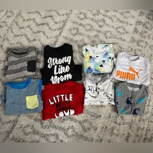 Toddler boy short sleeve shirt bundle 2T